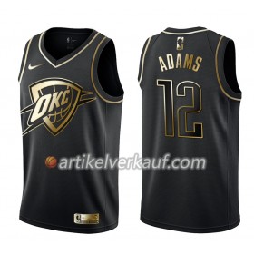 NBA Oklahoma City Thunder Trikot Steven Adams 12 Nike Schwarz Golden Edition Swingman - Herren